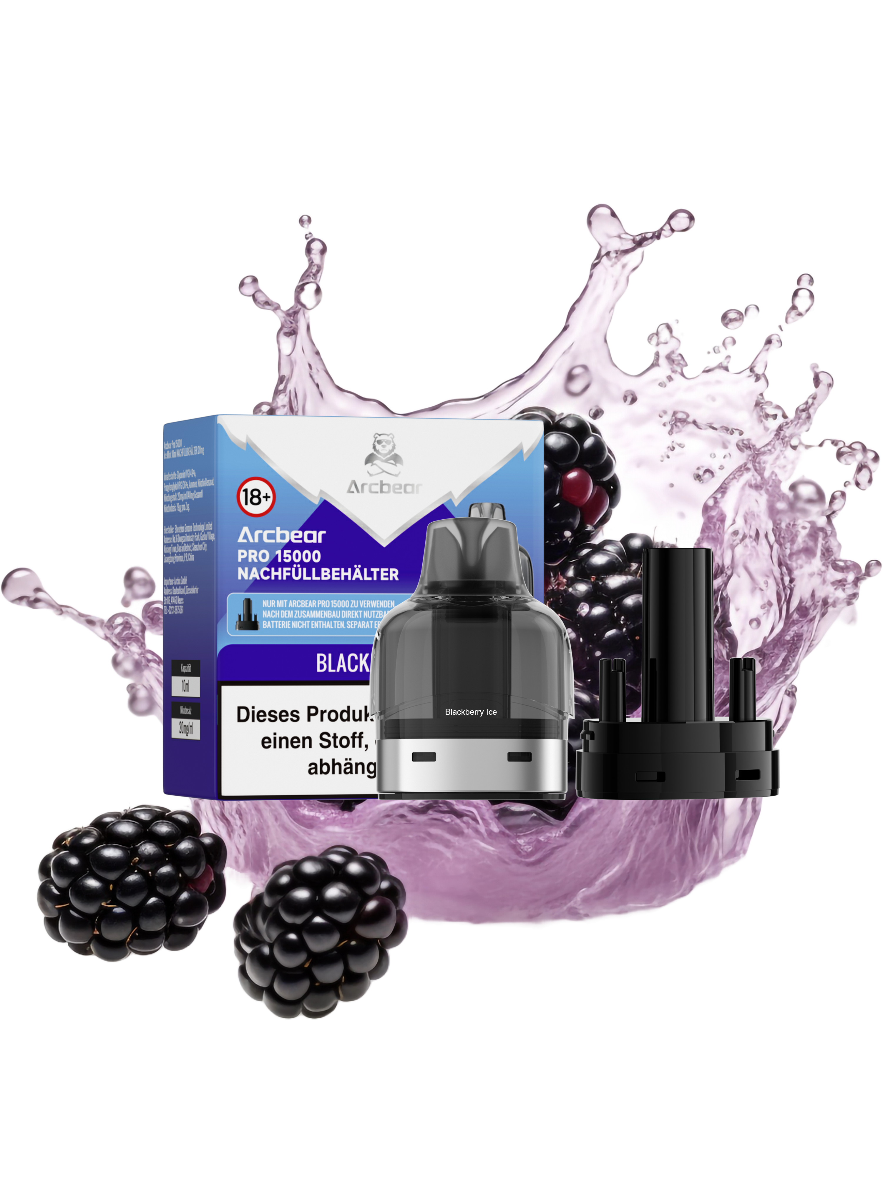 Arcbear - Pro 15000 Pod Set - Blackberry Ice