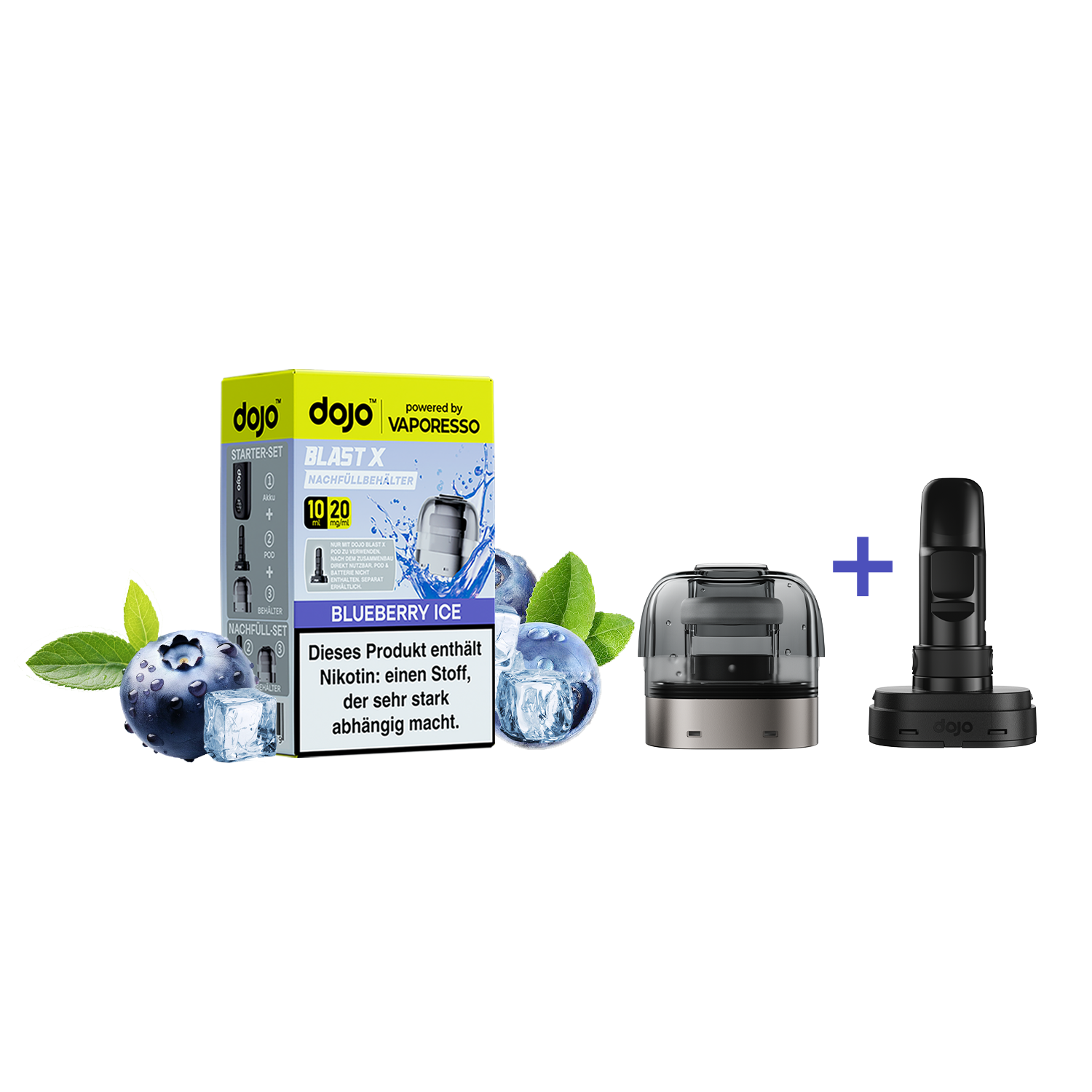 Vaporesso - Dojo Blast X Pod - Blueberry Ice 20mg