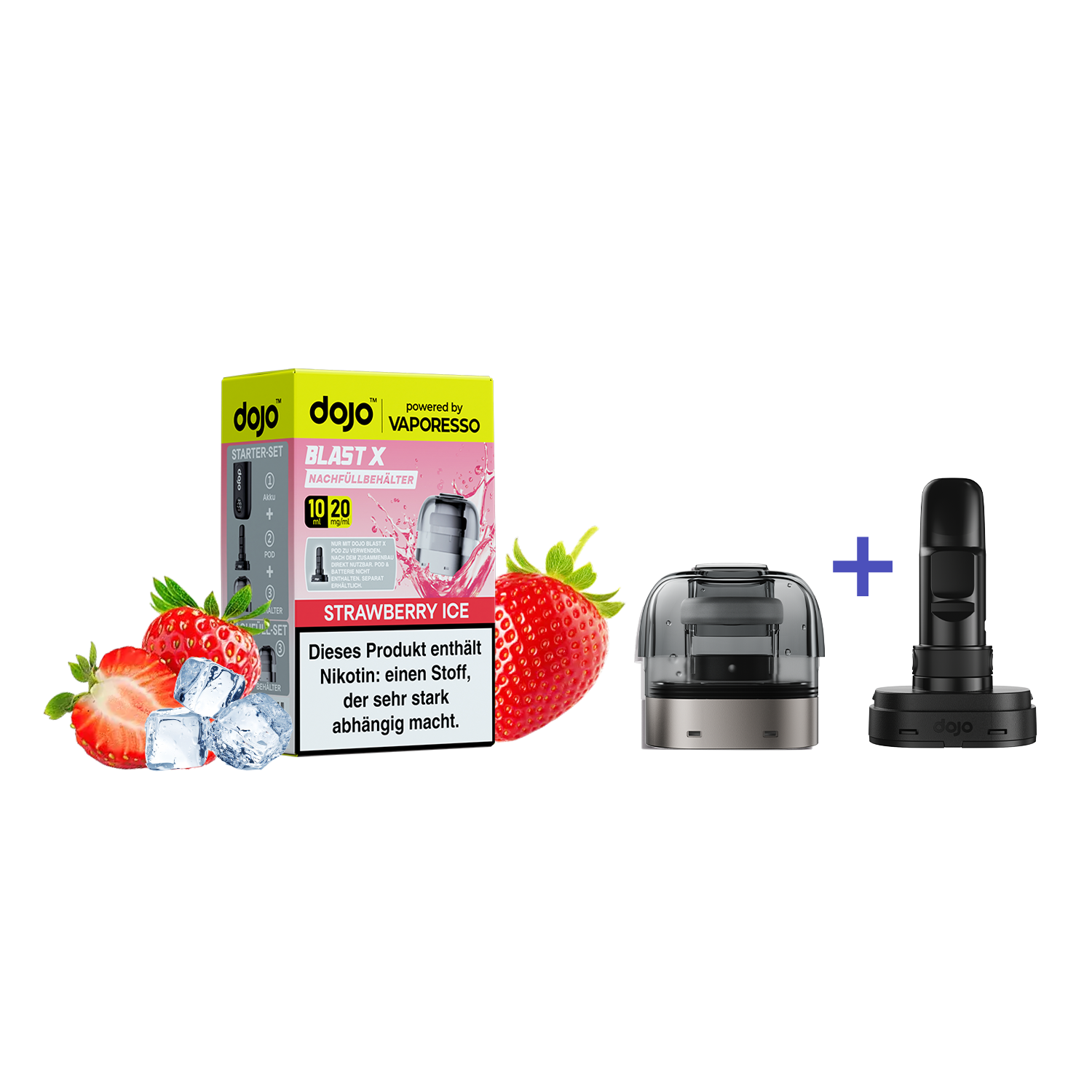 Vaporesso - Dojo Blast X Pod - Strawberry Ice 20mg