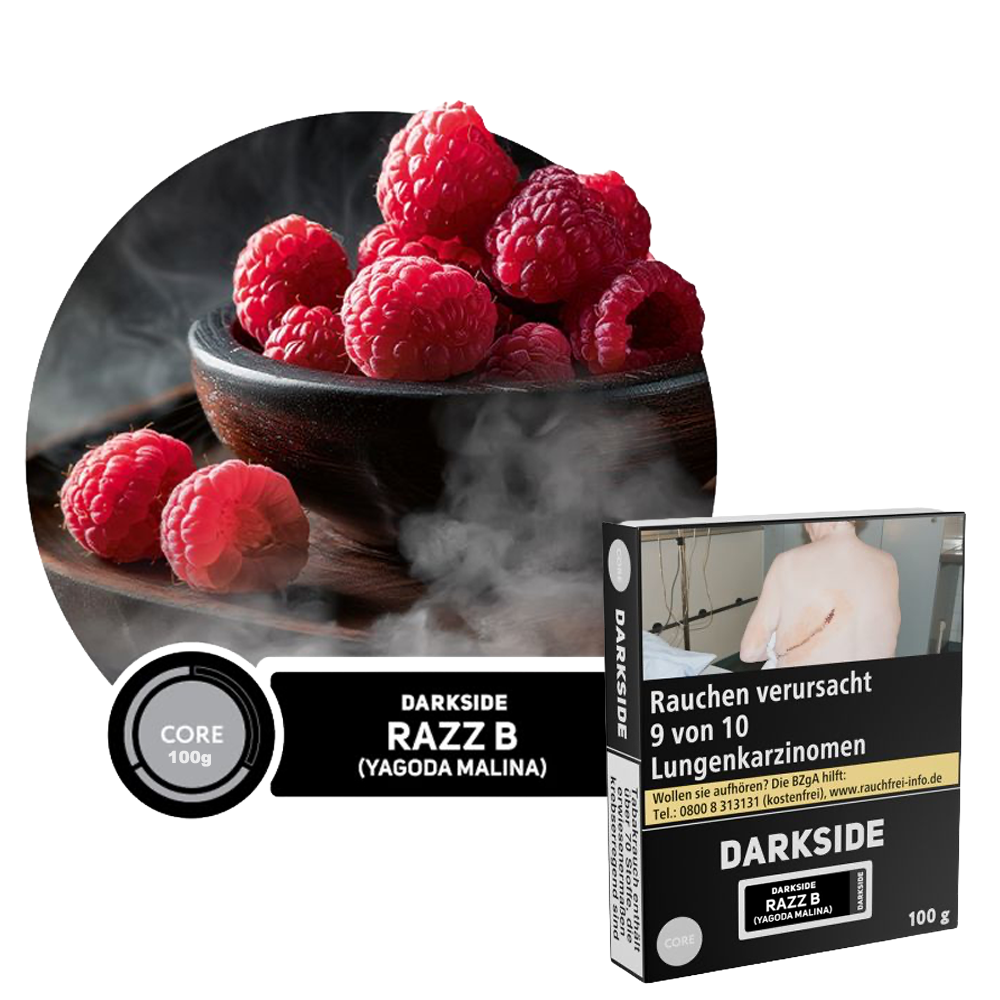 Darkside Core Tabak - Razz B - 100g - 19,99€