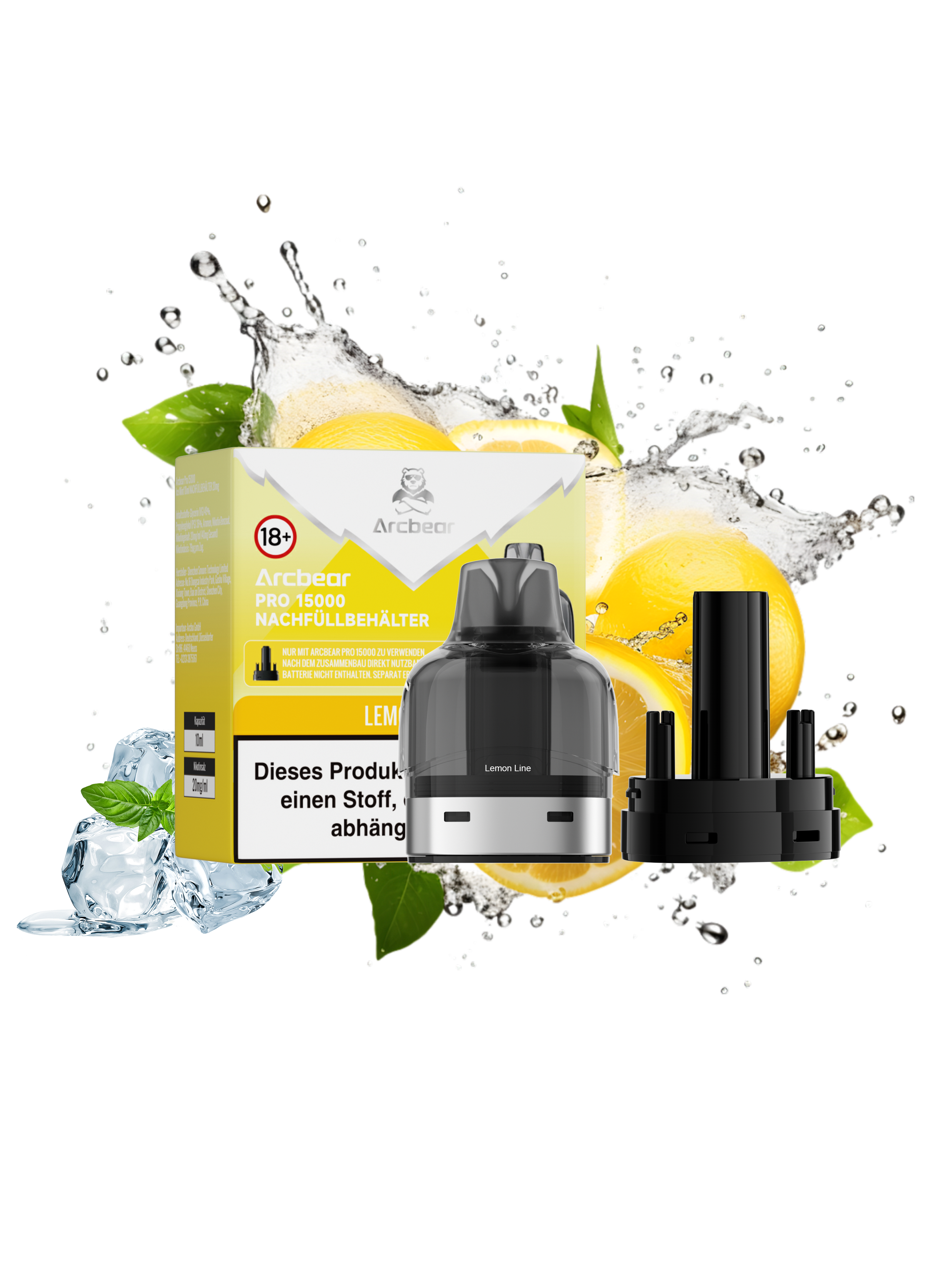 Arcbear - Pro 15000 Pod Set - Lemon Lime