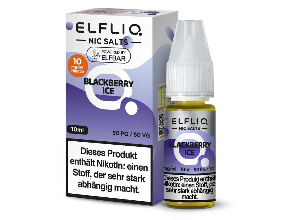 ElfLiq by Elfbar - Blackberry Ice 10ml - 10mg