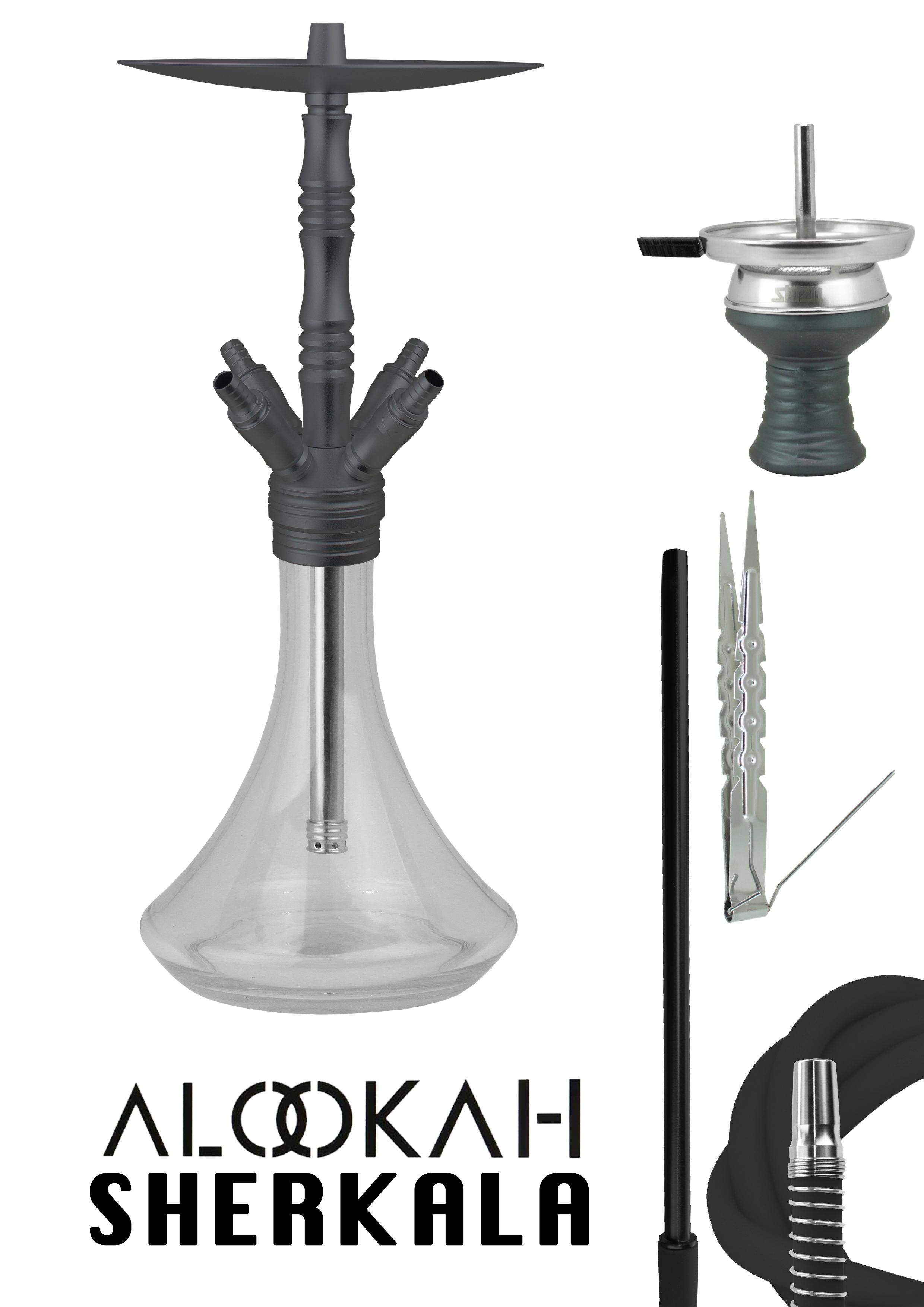 Alookah - Sherkala 926 - Black