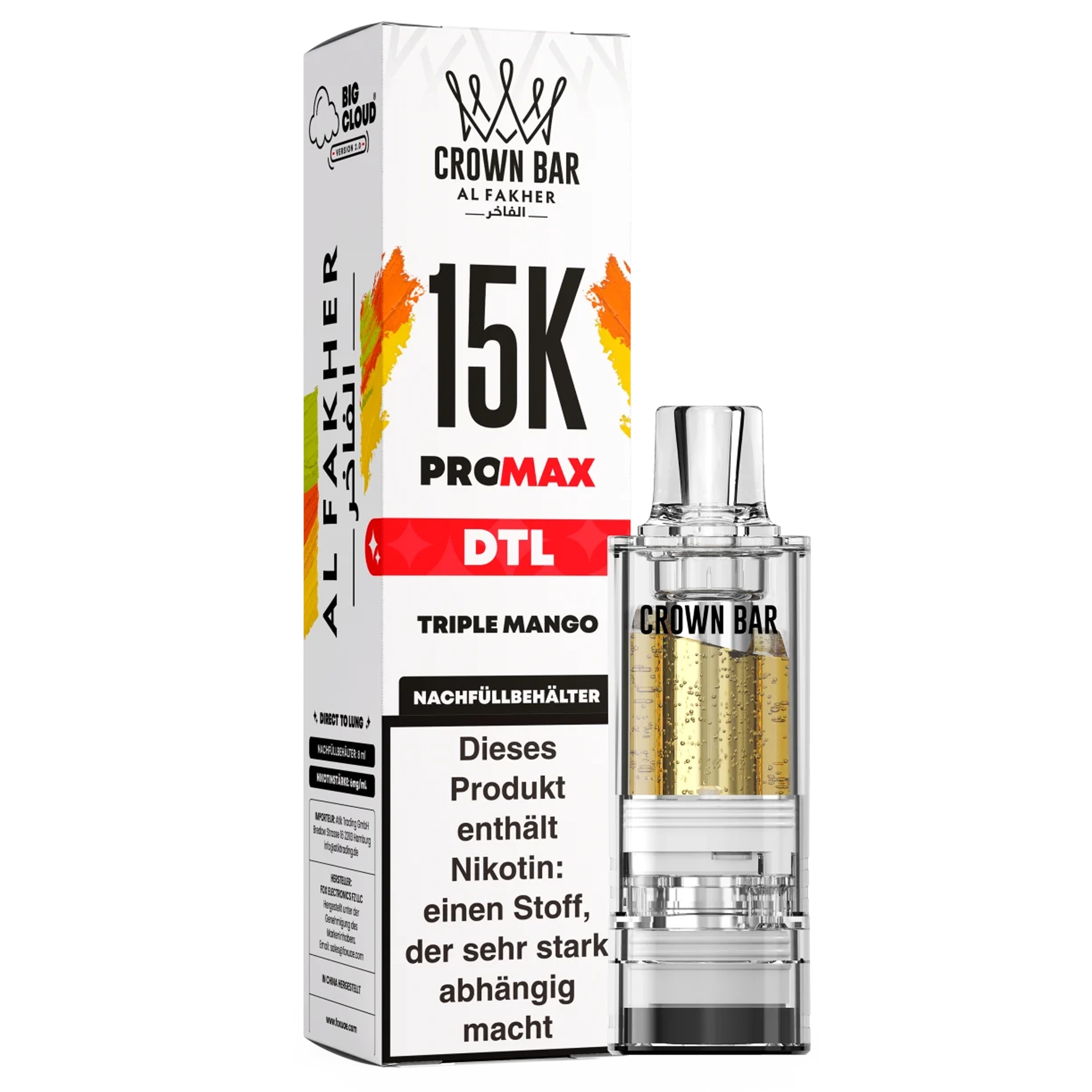 Al Fakher - 15K PRO MAX Pod - Triple Mango