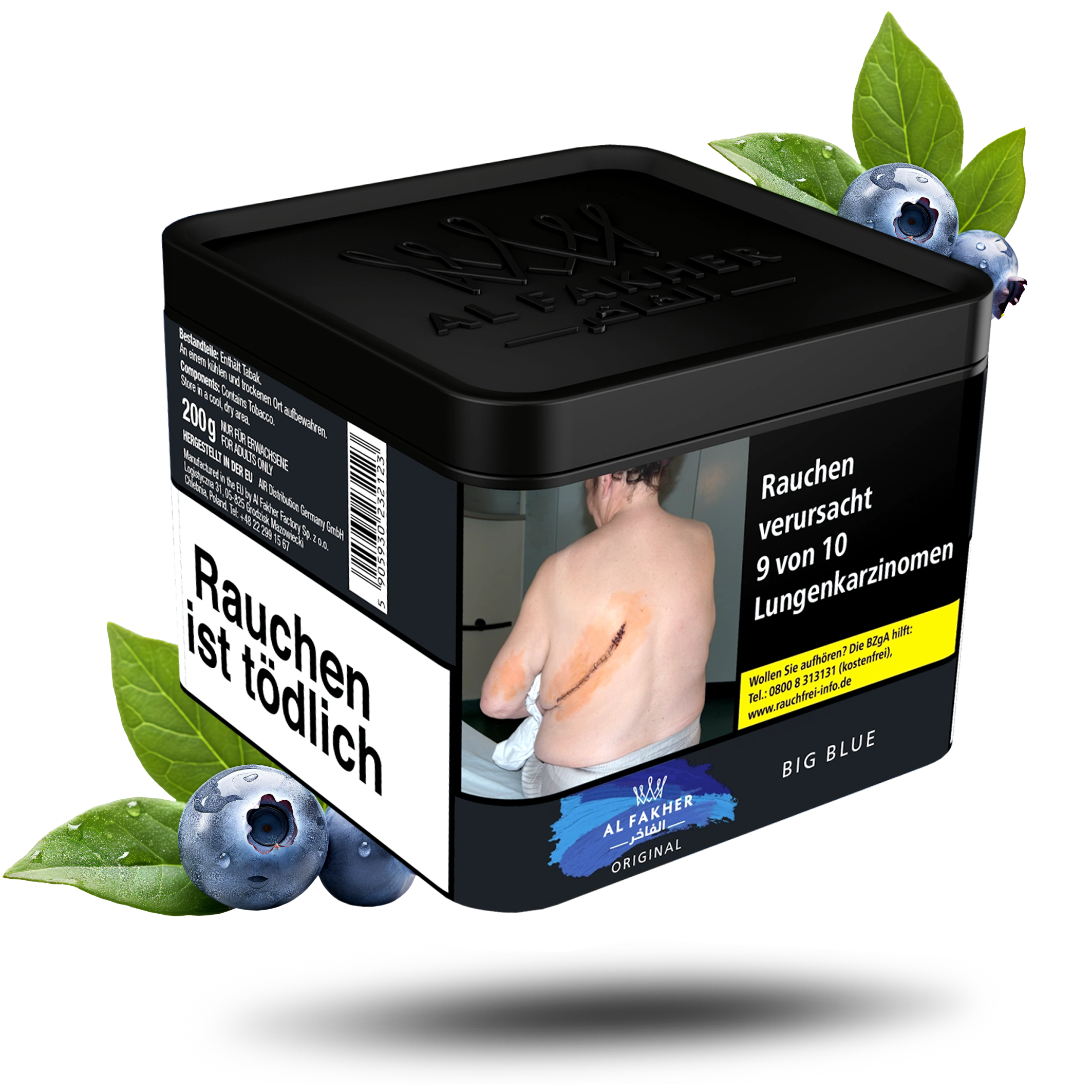 Al Fakher - Big Blue - 200g TT