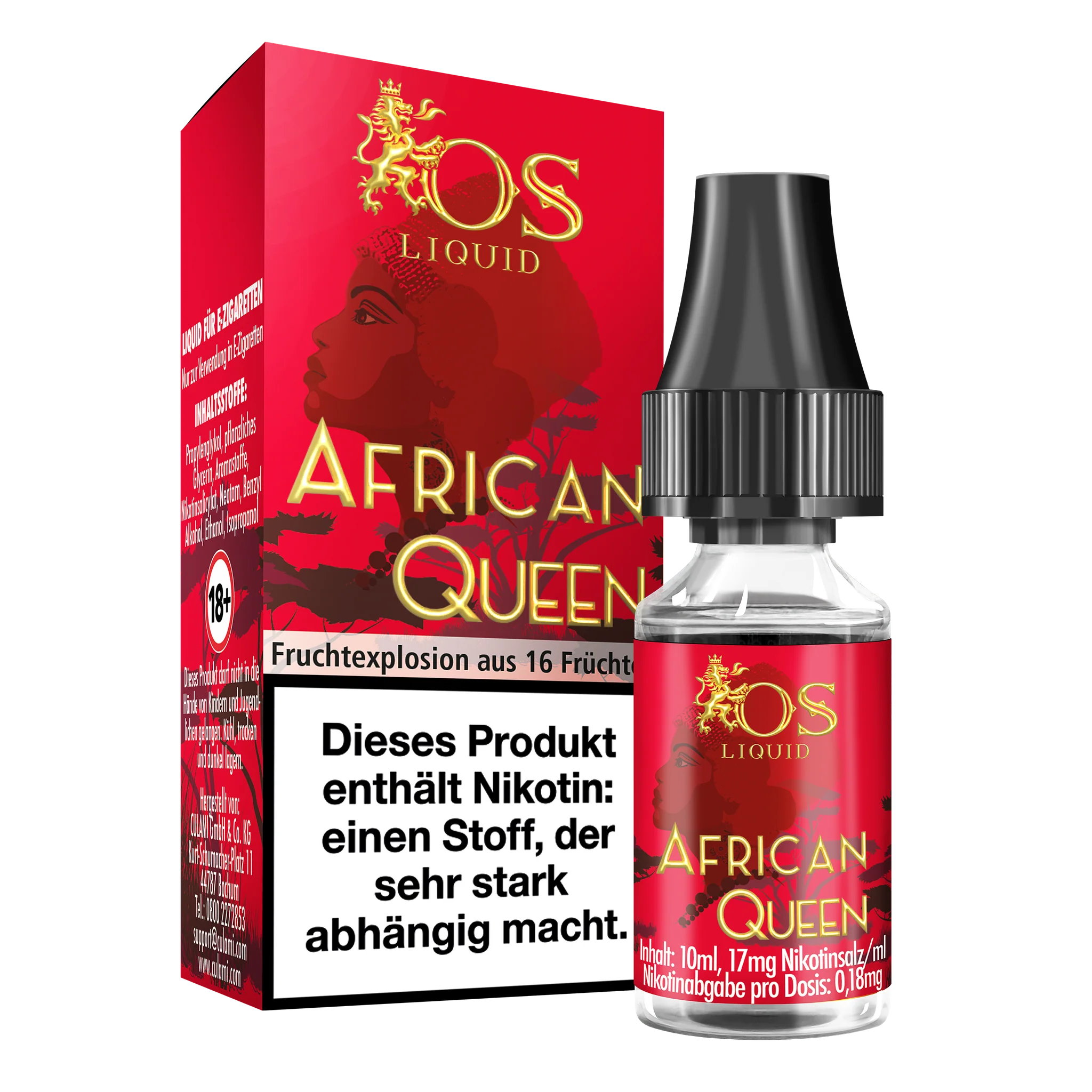 OS Liquid - African Queen 10ml - 17mg