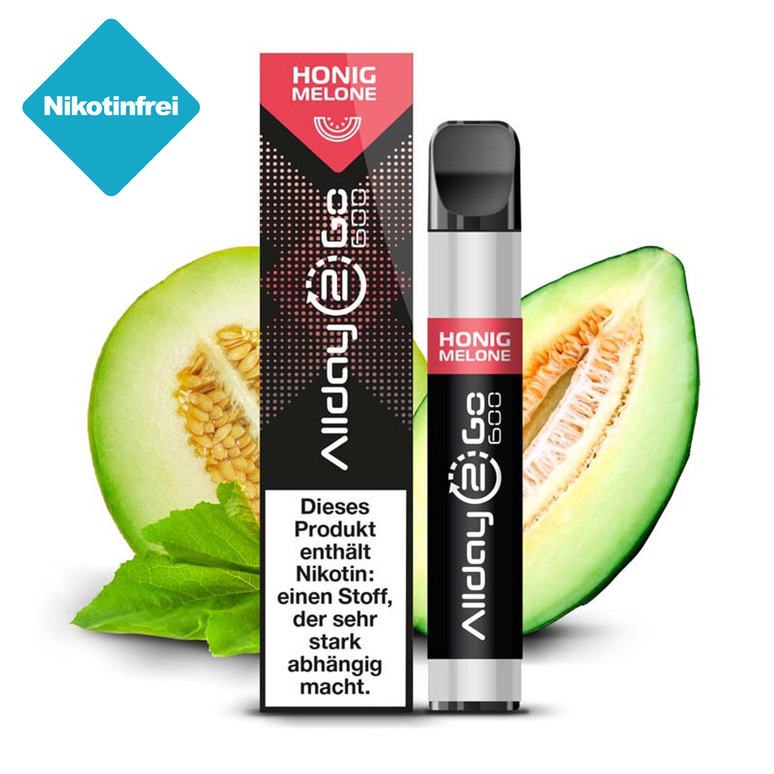 Allday2Go - Vape Pen - Honigmelone 0mg