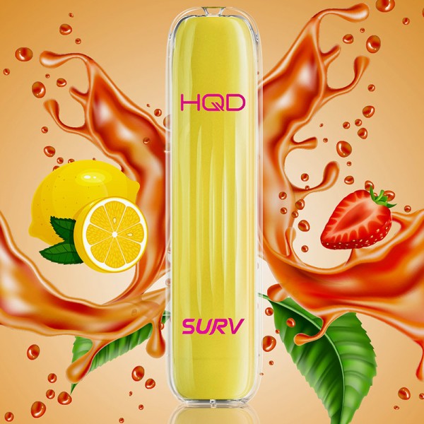 HQD Surv Vape - Einweg E-Zigarette - Strawberry Lemonade