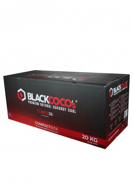 Blackcoco - Naturkohle - CUBES26 20kg
